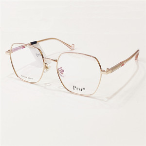 新款帕莎眼镜框架多边形大框显脸小可配近视眼镜架PJ76448网红款