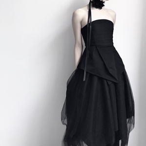 半身裙｜暗黑 不规则 小众设计 marc le bihan 山本耀司 垂感纱裙