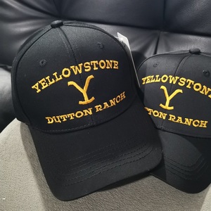 重工美剧黄石Yellowstone达顿牧场高端刺绣棉棒球帽子男女鸭舌帽