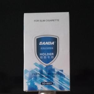 SANDA三达5.5女士细烟嘴SD-8601健康高效过滤一次性抛弃型200支