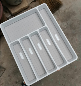 Cutlery tray抽屉刀叉盘盒餐具抽屉收纳分隔盒塑料刀叉收纳托盘