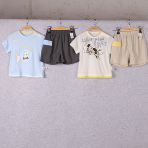 巴拉巴拉婴童短袖套装2024夏装新款男宝宝两件套休闲200224119104