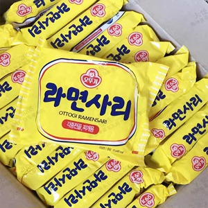韩国进口不倒翁小伙子火锅拉面饼韩式火锅面泡面餐饮方便面整箱