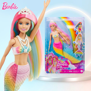芭比娃娃美人鱼玩具感温变色女孩人鱼公主仿真可下水套装GTF89