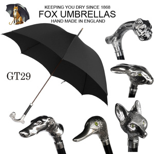 日本代购直邮FOX UMBRELLAS英国手工制作动物头绅士长雨伞 GT29