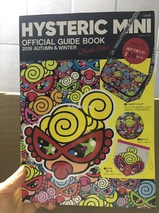 日本  黑超hysteric mini 奶嘴杂志单肩包斜背包带杂志2019秋冬款