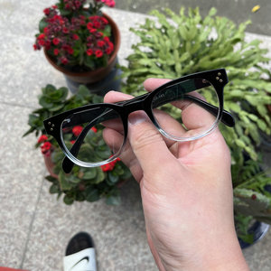 日系韩版文艺王岳伦同款眼镜框平光镜廉政风云张家辉街拍眼镜架