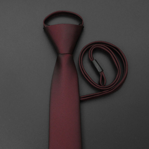 KAYJOUN领带男正装商务韩窄版5/8cm黑色学生结婚易拉