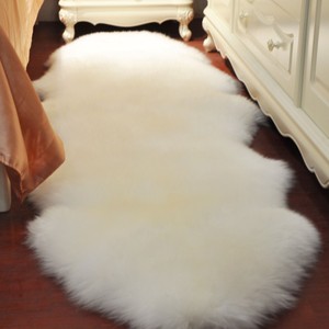 澳洲羊毛地毯纯羊毛沙发垫整张羊皮坐垫飘窗垫客厅卧室毛毯可定做