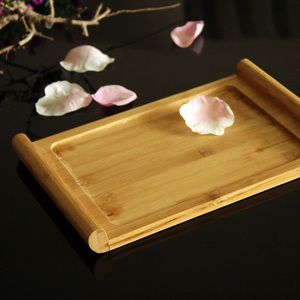 竹托盘卷竹制品托盘茶盘水果盘寿司盛台料理刺身盛器书卷寿司板