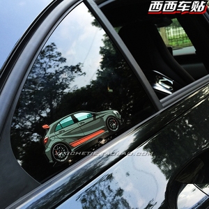 西西车贴奔驰BENZ A45 AMG臻藏版汽车改装贴纸创意个性划痕遮挡贴
