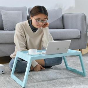 出口日本床上电脑桌笔记本塑料桌折叠桌学生宿舍懒人学习桌小桌子