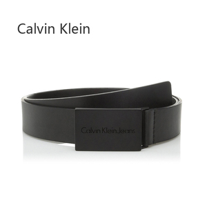 CK皮带男真皮正品美国海淘双面百搭平滑针扣商务Calvin Klein腰带