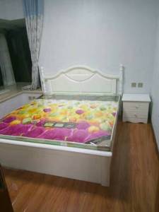 优美单人1.2米双人床1.8米韩式1.5米板式气动床简约实木箱体床