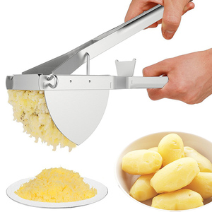 不锈钢压薯器手动柠檬榨汁器压汁器婴儿辅食压土豆泥南瓜厨房工具
