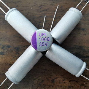 固态电容UPL35v1000uf规格10x22日本电解1000ＵＦ/35Ｖ耐高温125C
