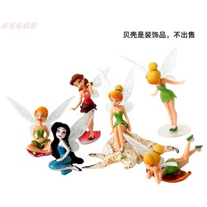 蛋糕装饰 精灵公主 花仙子 奇妙仙子 6款一套摆件装饰