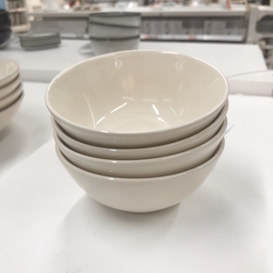 正品IKEA宜家法利克洛小碗高光哑光 ins陶瓷大碗纯色汤碗泡面干饭
