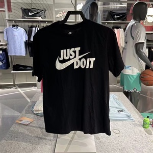 Nike Just Do It大钩男子针织透气运动休闲圆领短袖T恤AR5007-011