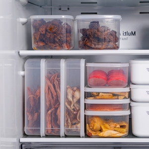 日本进口熟食卤味保鲜盒食品级分装盒冰箱专用食物收纳盒冷冻盒子