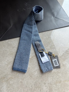 XN名品 意大利 CANALI 男士 桑蚕丝 针织领带