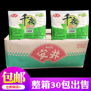 安井千页豆腐整块冷冻干锅火锅千叶千夜豆腐400g*30盒整箱包邮