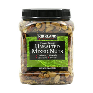 包邮柯克兰牌无盐混合坚果Kirkland Unsalted Mixed Nuts 1.13kg