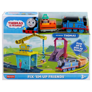 托马斯汽车大师之卡莉和桑迪运输好伙伴电动小火车儿童玩具HDY58