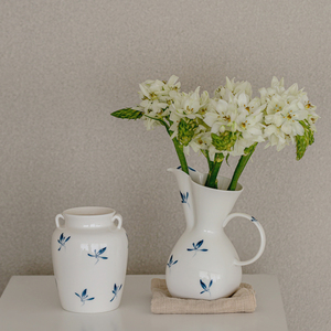 中式陶瓷花瓶摆件客厅插花高级感青花瓷古典水养鲜花复古简约餐桌