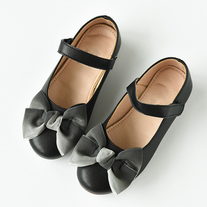 流行软QQ的公主鞋 女童软底豆豆鞋 儿童单鞋鞋子中大童 春款。