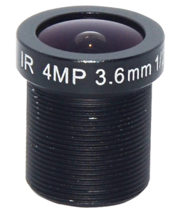 4mm高清镜头 400万2MP监控安防镜头 3.6mm网络摄像机4mp镜头