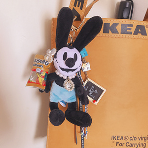 奥斯华迪士尼米奇玩偶钥匙扣珍珠项链女生包包挂件饰品礼物