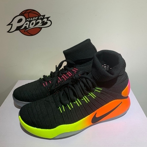 NIKE Hyperdunk 2016 flyknit 精英黑彩虹 843390-017-002