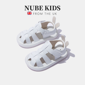 NubeKids英式童鞋~女宝宝可爱兔耳朵凉鞋婴儿透气软底英伦学步鞋