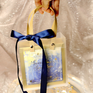 新款喜糖盒子结婚创意高级少女心欧式口红伴手礼纸盒装手提袋空盒