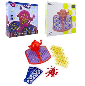 bingo趣味宾果桌面游戏摇号机亲子互动卡片牌配对益智儿童玩具