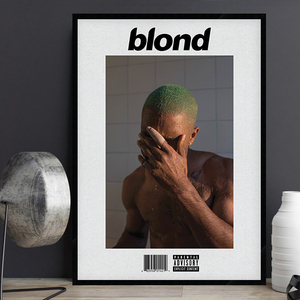 Frank Ocean blonde 欧美明星海报餐厅酒吧装饰画KTV时尚壁挂画