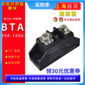 模块式BTA100A双向可控硅80A1000V点焊机60A 40 700B加热调压1200
