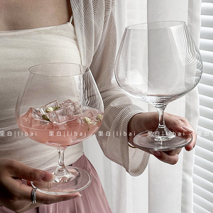 韵器水晶玻璃杯大苹果矮脚杯红酒葡萄酒香槟酒大肚杯白兰地洋酒杯