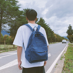 双肩包男士背包大容量旅行包电脑休闲女时尚潮流高中初中学生书包