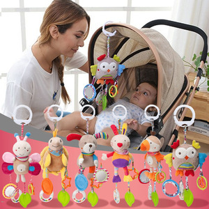 宝宝吊挂婴儿推车汽车玩具挂件安全座椅床头风铃婴儿摇铃0-3岁