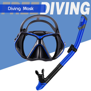 男女潜水镜浮潜三宝装备全干式呼吸管器套装成人近视游泳大框面罩