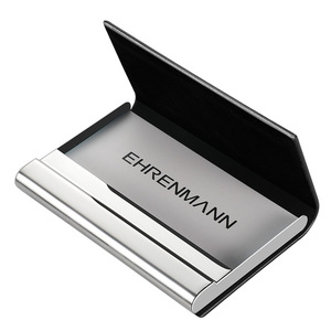 德国EHRENMANN商务高档名片夹 男士女士真皮名片盒 超薄牛皮卡盒