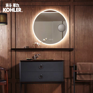 科勒kohler 明仕感应浴室镜子卫生间放大镜化妆镜LED灯77115T