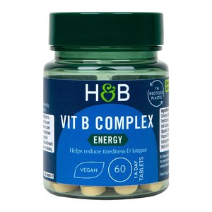 【25年10月】HOLLAND&BARRETT英国荷柏瑞HB复合维生素B族 60片/瓶