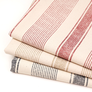 韩国进口JZ纯棉布料艺术条纹软帆布包靠垫手工沙发垫耐磨靠枕面料