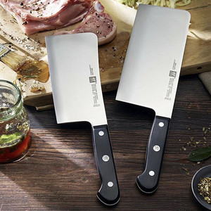 德国进口双立人Gourmet系列套装中片刀斩骨刀中式菜刀不锈钢刀具