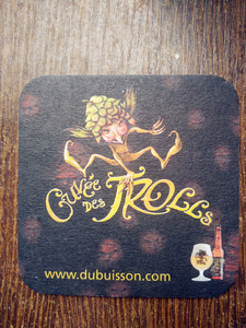 原装 比利时山树精啤酒杯垫 cuvée des 树妖精酿啤酒专用杯垫 纸