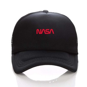 卡通网帽 动漫美国宇航局NASA棒球帽学生帽子男女遮阳网帽