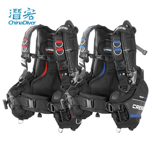 Cressi Aquaride 潜水浮力调整器专业背心款水肺调节器BCD后配重